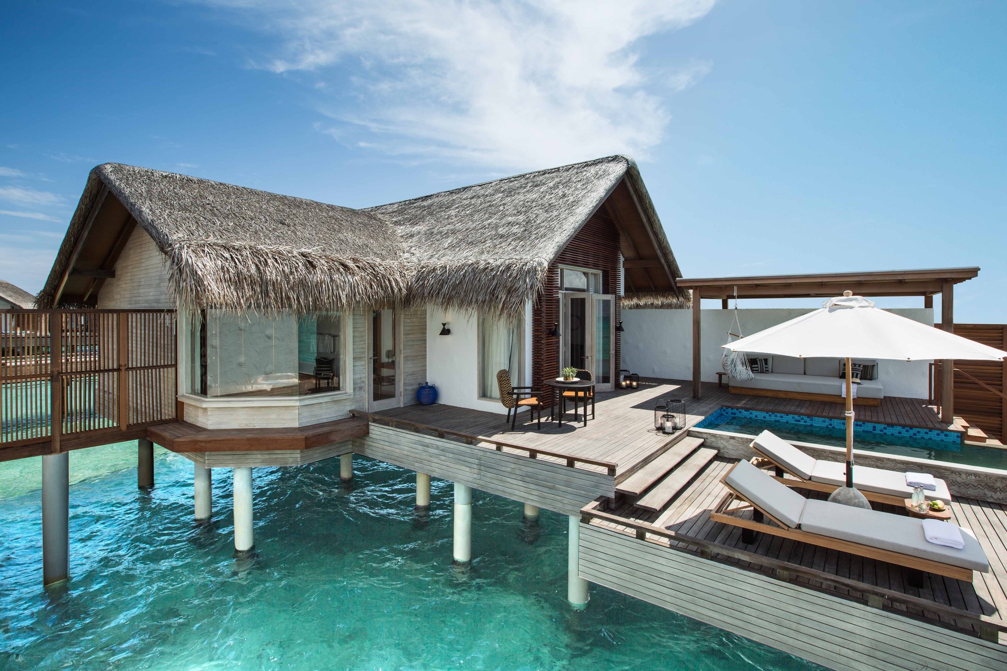 Water villa exterior