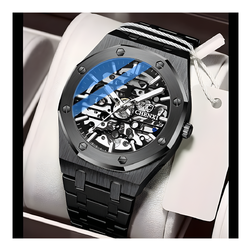 Mechanical steel watch | Benjamin