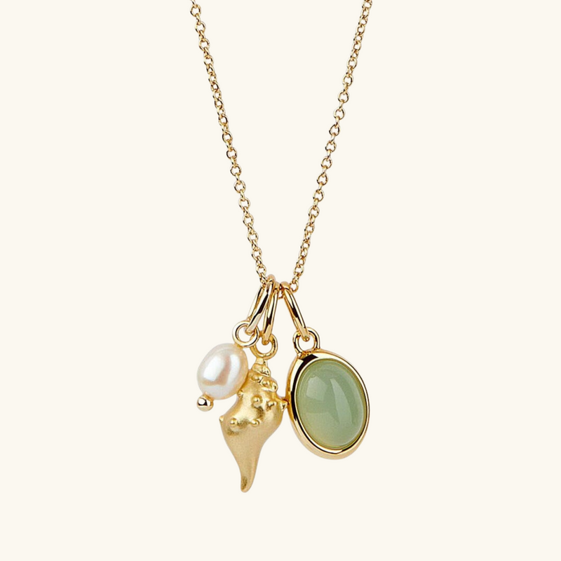 Gold Seashell Necklace | May