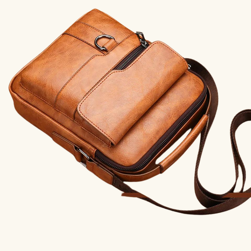 Leather side bag | William
