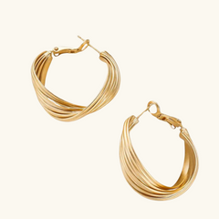 Ashley Gold Hoop Earrings