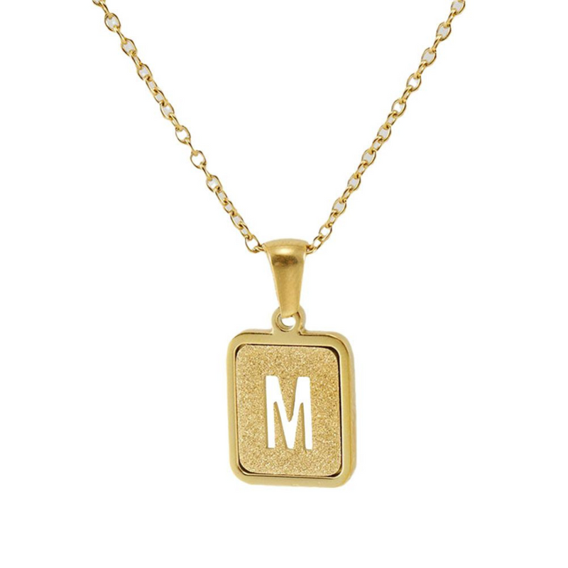 Gold letter necklace | Willow