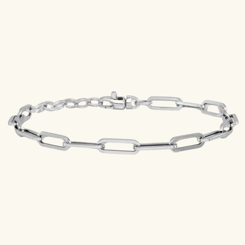 Adel silver link bracelet