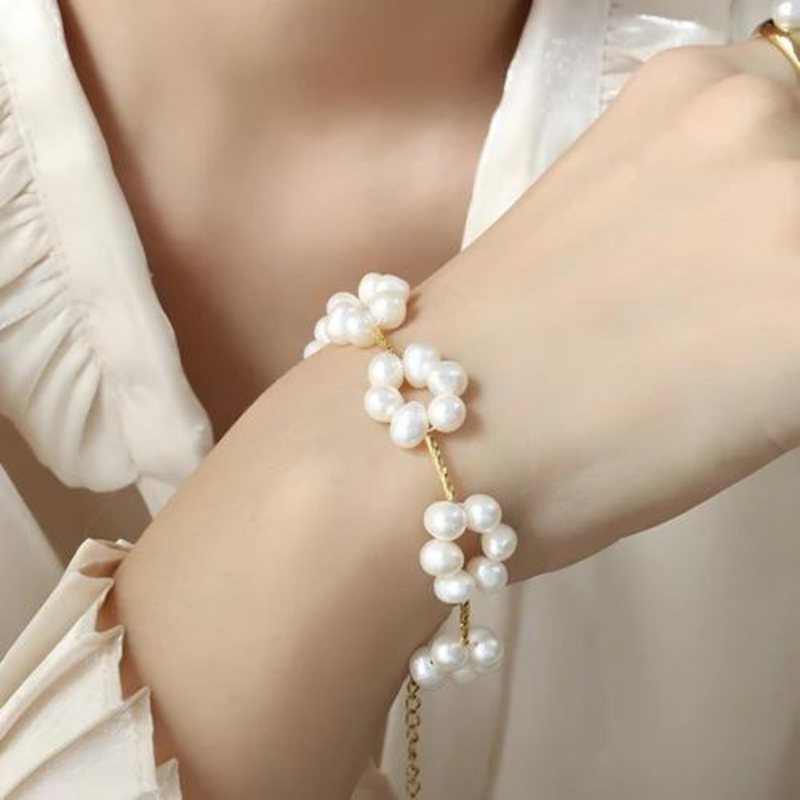 Gold Pearl Bracelet | Kathleen