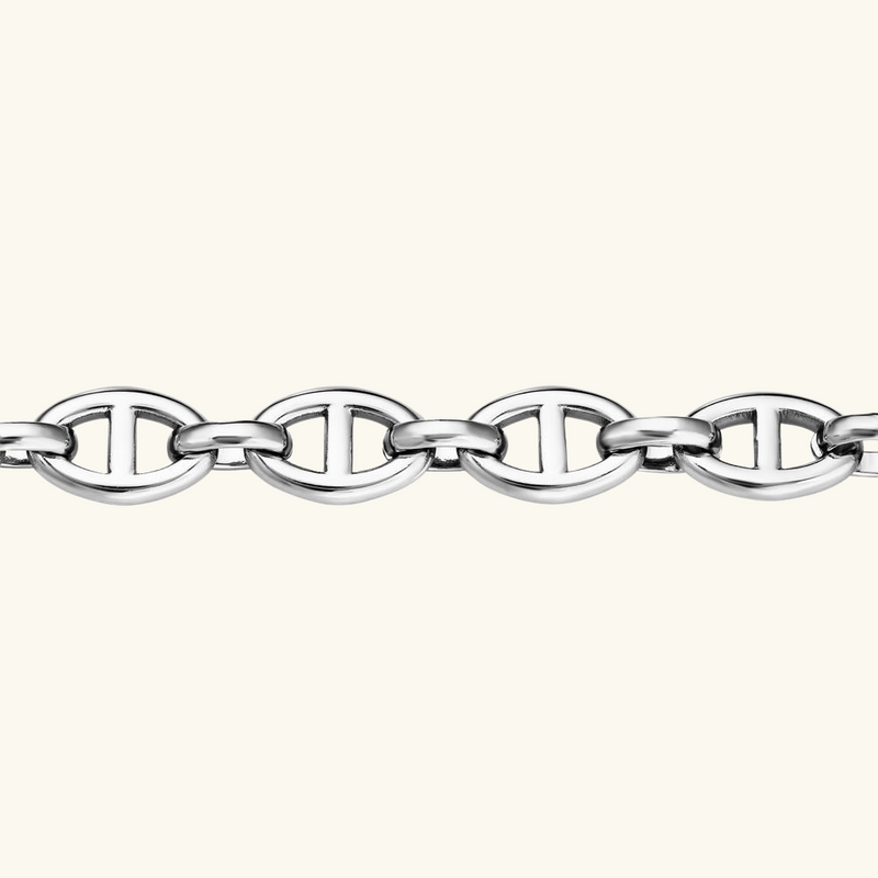 Silver link bracelet | Cleo