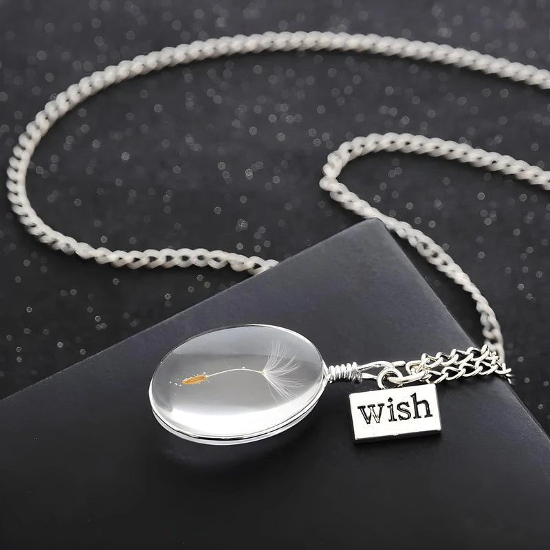 Silver Crystal Pendant Necklace | Alena